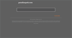 Desktop Screenshot of paradisepark.com