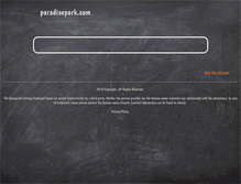 Tablet Screenshot of paradisepark.com