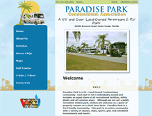 Tablet Screenshot of paradisepark.us
